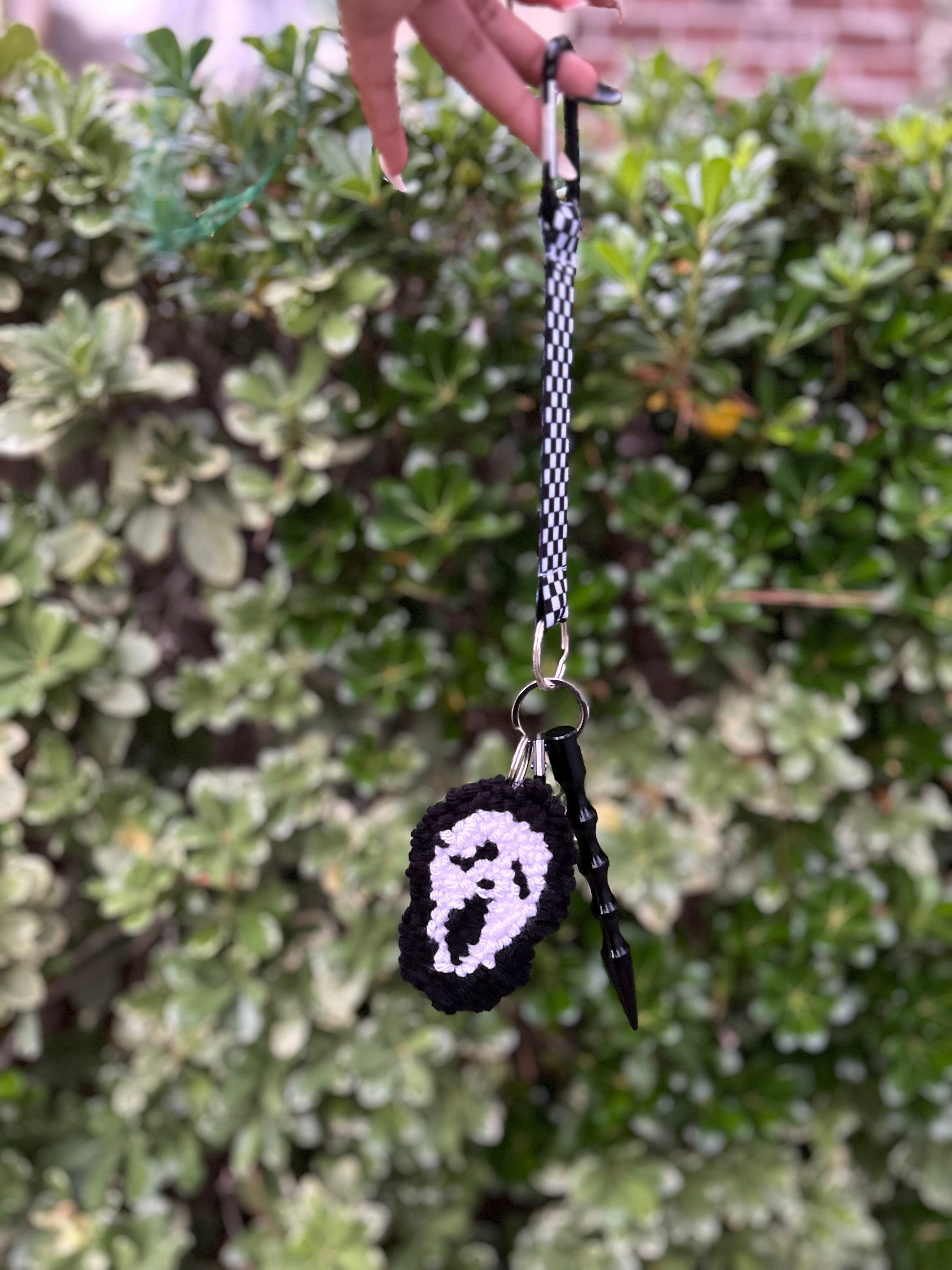 Protective Ghostface Keychain