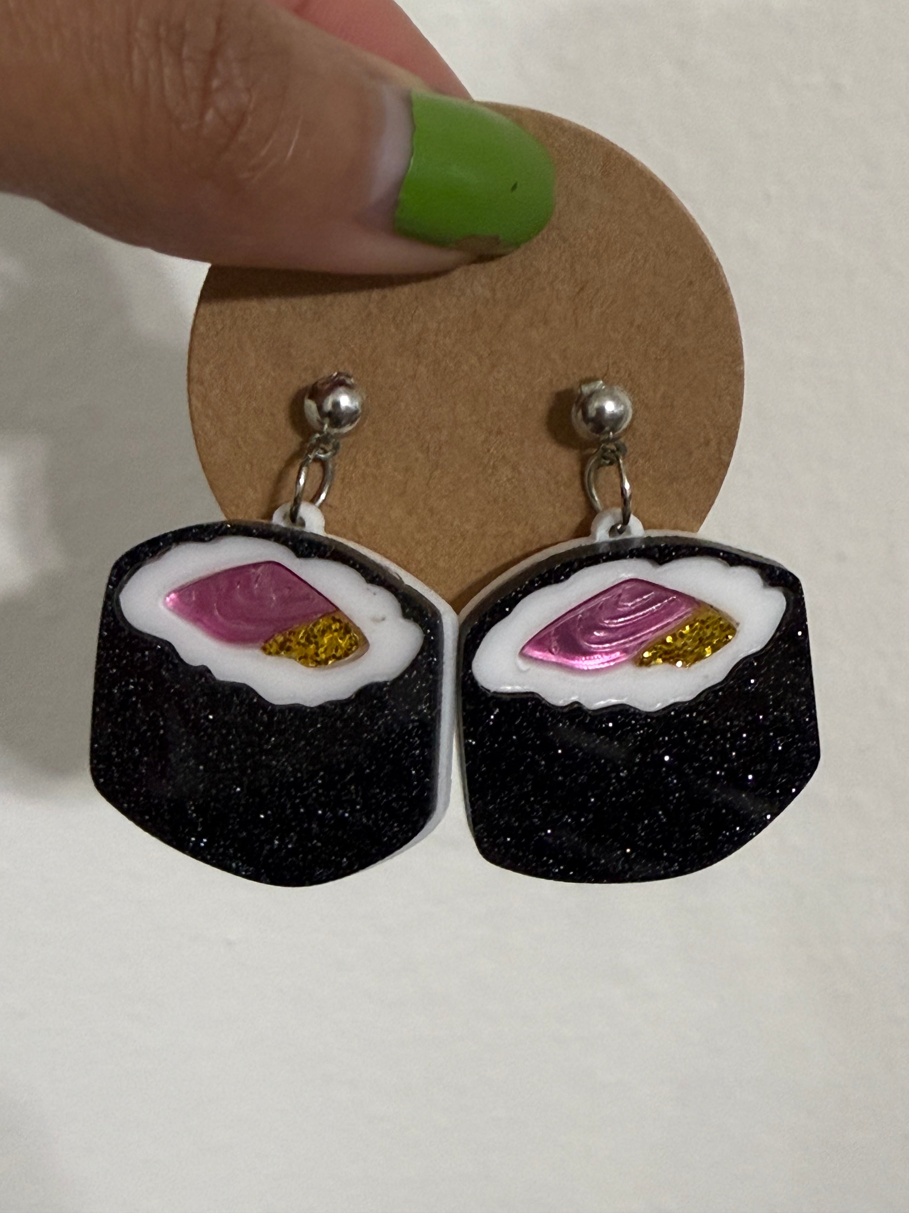 Sushi Earrings