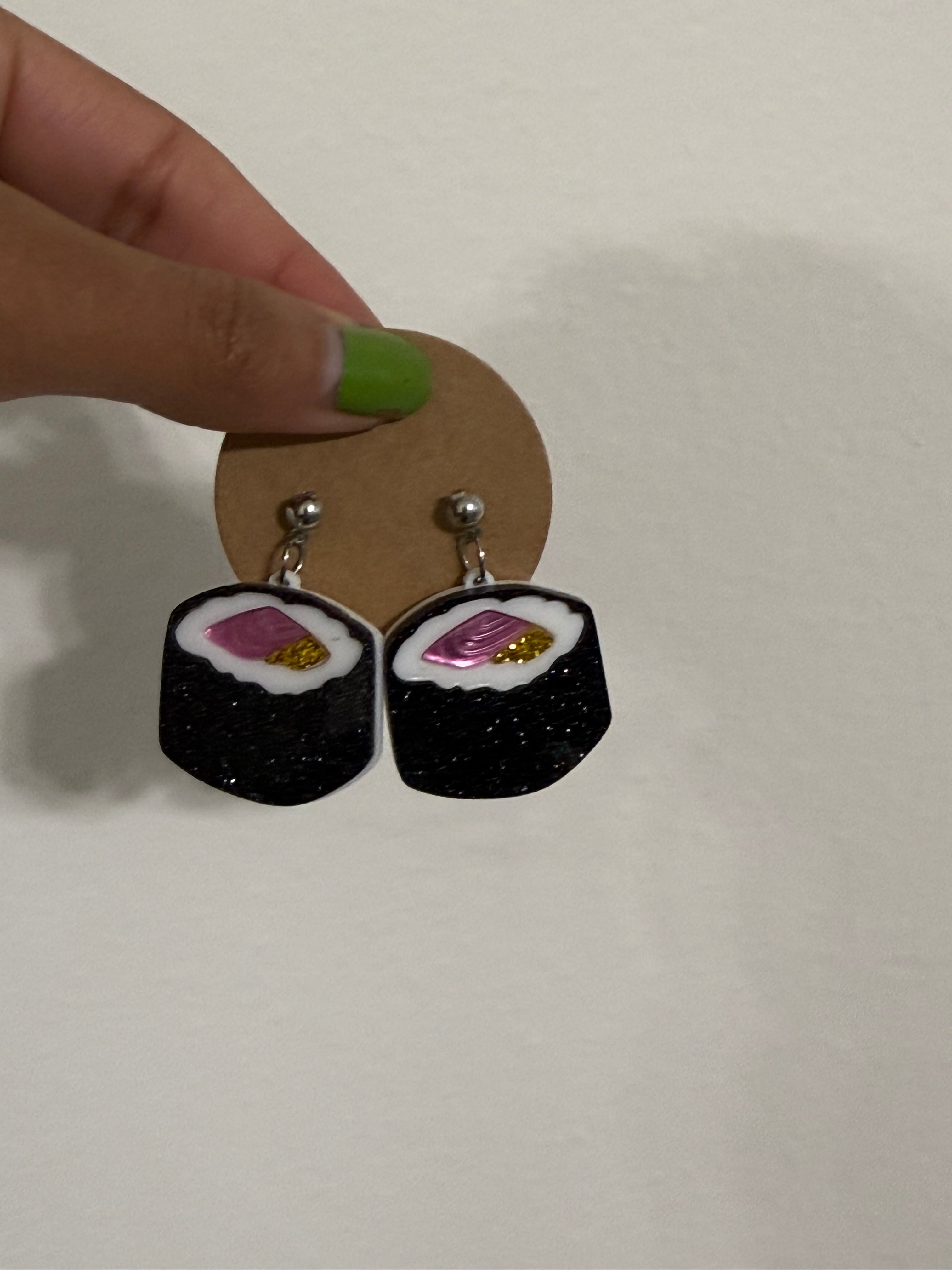 Sushi Earrings
