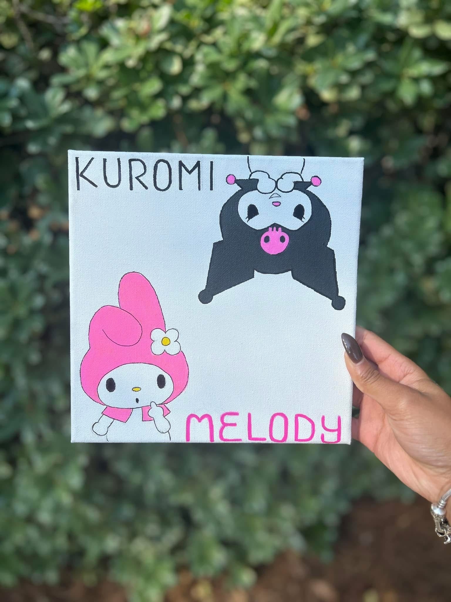 New Kuromi and My melody painting!
