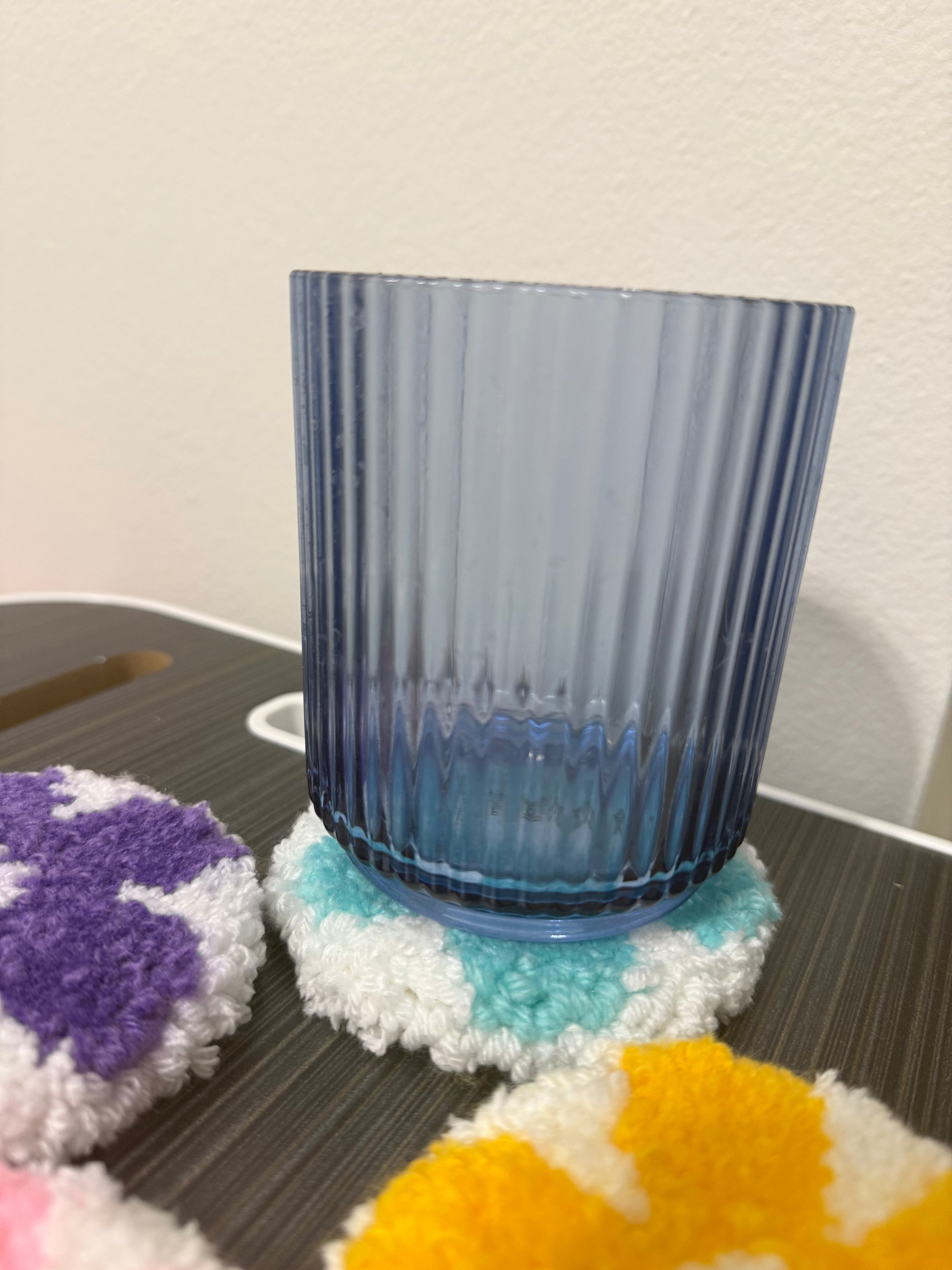 Handmade Flower Coaster Set