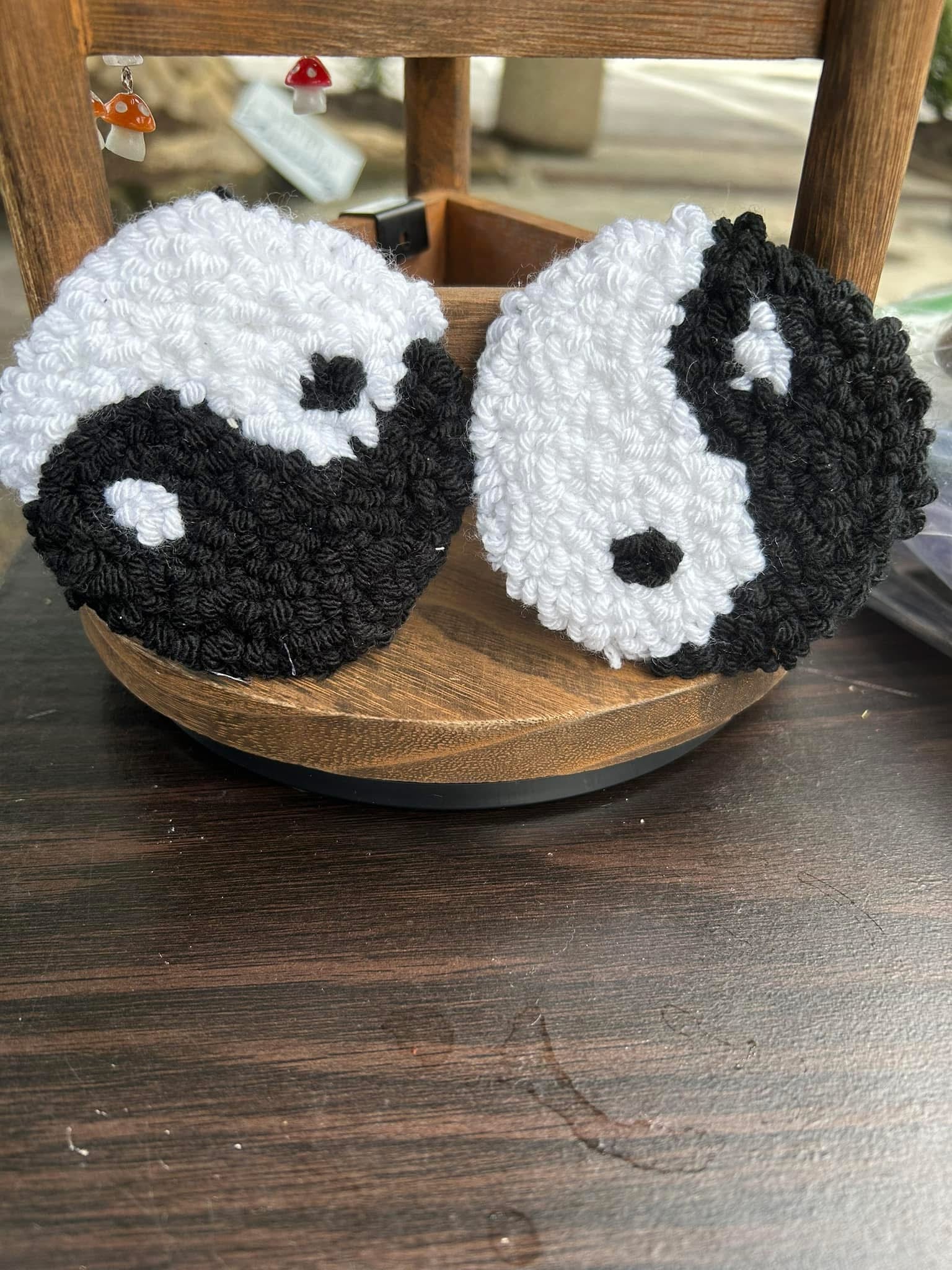 Handmade Yin Yang Coasters